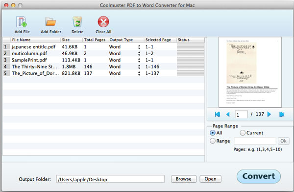 free pdf converter to word for mac os x